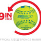 Franklin Sports - Pro Brite - Neon Rubber Teeball - MLB - Youth Tball - Baseball + Softball - Indoor & Outdoor Use