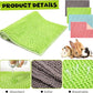 Barydat 8 Pcs Guinea Pig Cage Liner for Guinea Pig Cage Bedding Reusable Rabbit Mat Pad Washable Training Pad Animal Sleeping Bedding Mat(16x12'',Gray, Green, Pink, Blue)