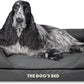 The Dog’s Bed Medium Oxford Grey 30x23.5, Memory Foam, Pain Relief: Arthritis, Hip & Elbow Dysplasia, Post Surgery, Lameness, Supportive, Calming, Waterproof Washable Cover, Veterinary Approved