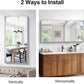 Silver Bathroom Mirror, 24x48 Inch Rectangular Framed Mirror, Large Wall Mounted Bathroom Vanity Mirror Over Sink for Bedroom,Restroom, Living Room, Hangs Vertically or Horizontally
