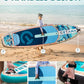CETANA 11'6×35" Extra Wide Stand Up Paddle Board for Adults & Youth, 400lb Capacity Inflatable Paddle Board, Sup for 2+1 Person with Removable US Fin, 100L Backpack, Floating Paddle, Safety Leash