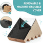 Dog Stairs for Small Dogs, 5 Tier Wider Pet Stairs for High Beds, 23.6" H Non-Slip Dog Steps for Old Cats, Puppies, Small Medium Dogs, 29.5x19.7x23.6 inch, Light Brown
