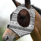 Harrison Howard Super Comfort Stretchy Fly Mask Large Eye Space with UV Protection Soft on Skin with Breathability Doodle Aztec Full Size