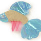 Petlinks Batty Beta Fish Crinkle Catnip Cat Toy - Tan/Blue, One Size