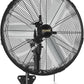 24'' Outdoor Wall Mount Fan, 4 Speed Oscillating Wall Fan with All Sealed Brushless DC Motor, Heavy Duty Industrial Fans, Waterproof Fans for Patios, House, Garage, Commercial, Warehouse, Factory