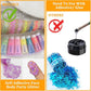 MEICOLY Chameleon Light Purple Body Glitter,Chunky Face Glitter for Halloween,Color Changing Mermaid Face Glitter Gel,Holographic Glitter Sequins for Face Body Hair,Festival Party Cheer Glitter Makeup