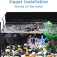 hygger 2100 GPH Aquarium Wave Maker Pump with Strong Magnetic Suction Base, Ultra-quiet 360 Degree Rotating Submersible Power Head, for 75-130 Gal Freshwater Saltwater Tank