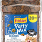 Purina Friskies Party Mix Cat Treats, Beachside Crunch, Made with Ocean Whitefish, Crunchy Cat Treats for Adult Cats, 20-Ounce Resealable Canister (Pack of 4)