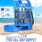 Portable Dog Travel Water Bottle, 77oz Large Dog Water Bowl Dispenser Portable, Leakproof Pet Drinking Bottle Dispenser for Hiking Camping Walking Travelling Beach Car Trips, BPA Free,Blue