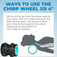 Chirp Wheel Foam Roller Combo for Back & Neck - Pain Relief & Headache Kit With Deep Tissue Muscle Massage and Thumb Pressure Release - 10" Mint Back, 4" Mint Neck