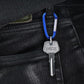 40 Pack 2" Aluminum Carabiner Clip D Ring Carabiners Small Carabiner Keychain Spring Snap Hooks, Mini Carabiner Clip Set for Keys, Dog Leash, Camping Hiking Accessories
