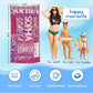 JML Personalized Beach Towel with Name, Custom Beach Towel with Name, Customized Microfiber Pool Towel, Quick Dry & Absorbent Swim Towel for Adult,Anniversary, Birthday, Summer Holiday,Vacation