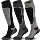 Hylaea Merino Wool Ski Socks, Cold Weather Socks for Snowboarding, Snow, Winter, Thermal Knee-high Warm Socks, Hunting