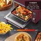 Nuwave Bravo Pro Smart Air Fryer Toaster Oven Combo, 12-in-1 Functions with Quicker & Even Crisp Technology, 1800W, 50-450°F, PFAS-Free, 21QT, Cinnamon