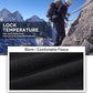 Toomett Men's hiking Snow Pants Skiing Winter Insulated Fleece lined Outdoor Water Repellent camping,walking,fishing
