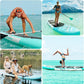 FBSPORT 11' Premium Stand Up Paddle Board, Yoga Board with Durable SUP Accessories & Carry Bag | Wide Stance, Surf Control, Non-Slip Deck, Leash, Paddle and Pump for Youth & Adult