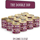 Weruva Cats in The Kitchen, The Double Dip with Chicken & Beef Au Jus Cat Food, 3.2oz Can (Pack of 24)