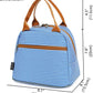 FlowFly Insulated Lunch Cooler Bag - Tote Bag Organizer for Women/Men, Royal