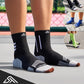 Compression Sport Running Socks: Athletic Crew Socks for Men Women Cycling Hiking Basketball Work,3 Pairs