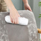Pet Hair Remover Roller, Reusable Lint Roller for Pet Hair, Cat Dog Hair Remover for Furniture, Sofa, Carpet, Bedding, Self Clean Lint Remover-White Body Grey Silicion