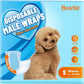 Male Dog Wrap, Disposable Dog Diapers, 40 Count, S (Waist 16.5”-19.7”), Wetness Indicator, Ultra Protection, Leak Proof, Super Absorbent, Soft