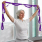 Stretching Strap Yoga Strap with 10 Loops, Non-Elastic Stretch Band for Physical Therapy, Flexibility, Exercise, Pilates, Dance & Gymnastics Workout