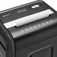 Amazon Basics 24 Sheet Cross Cut Paper, CD and Credit Card Home Office Shredder with Pullout Basket, Black