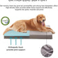 Orthopedic Memory Foam Dog Bed, Cooling Dog Beds for Extra Large Dogs -Waterproof Pet Bed for Crate with Removable Washable Cover, XL(41inch,90Lbs)