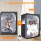 MIXC Full Body Portable Personal Saunas Box for Home, 2 Person Steam Sauna at Home Spa with 2.6L & 1500W, Two-Person with 2 Foldable Chairs, Remote Control, Home Sauna for Gym, Black
