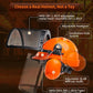 LANON Industrial Forestry Safety Helmet Protection System, ANSI Approved Chainsaw Hard Hats with Adjustable Ear Muffs & Face Shield Visor, 6 Point Adjustable Ratchet Suspension, Class C, Orange
