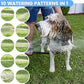 Dog Washing Hose Attachment, 10-in-1 Soap Sprayer Moden Garden Hose Nozzle with 100cc Soap Dispenser, Dog Wash Supplies with Dog Bath Brush & Pet Comb, Foam Gun Car Wash Sprayer (Blue)