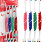 Pet Toothbrush for Dogs, Cats with Soft Bristles - Easy Teeth Cleaning & Dental Care, Non Slip Dual Head Dog Toothbrush for Medium & Large Pets, Toothpaste Not Included, Pack of 4(Multi)