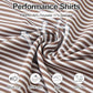 Golf Shirts for Men - Moisture Wicking Short Sleeve Performance Sport Casual Striped Collared Mens Polo Shirt