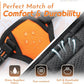 Eagloo Small Dog Harness No Pull, Service Vest with Reflective Strips and Control Handle, Adjustable and Comfortable for Easy Walking, No Choke Pet Harness with 2 Metal Rings, Orange, XS