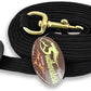 Southwestern Equine Lunge Line for Horses Cotton Horse Lunge Line with Bolt Snap & Rubber Stop (Black, 24')