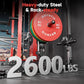 Smith Machine Power Rack | All-in-One Power Cage with Adjustable J-Hooks, Squat Rack for Home Gym, Cable Machine & Pull-Up Bar | Home and Garage Gym Equipment for Strength Training