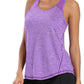 Aeuui Womens Workout Tops for Women Racerback Tank Tops Mesh Yoga Shirts Athletic Running Tank Tops Sleeveless Gym Clothes