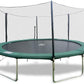 Happy Trampoline Round Trampolines 14 FT, 15 FT, 16 FT - ASTM Approved - Outdoor Gymnastic Trampolines for Adults and Kids with Net Enclosure