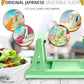 Japanese Turning Vegetable Spiralizer, Veggie Spiralizer For Fresh Zucchini, Squash, Butternut Squash with 1 Straight-Edged Blade and 3 Serrated Blades Multiple
