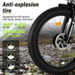 Electric Bike for Adults, 5000W Peak Dual Motor Ebike, 60V 26AH Long Range Dirtbike, 26" Fat Tires for All Terrain Electric-Bicycle, 45MPH-Hunting-Ebike for Off-Road Snow Sand