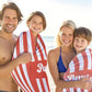 JML Personalized Beach Towel with Name, Custom Cabana Stripe Beach Towel, Customized Microfiber Pool Towel, Quick Dry & Absorbent Swim Towel for Adult,Mother's Day, Birthday, Summer Holiday,Vacation