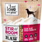 I AND LOVE AND YOU Stir and Boom Dehydrated Freeze Dried Raw Dog Food - Beef - Grain Free, Real Meat, No Fillers, 1lb Bag