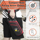 SUNYA X510 Field & Competition Hip Arrow Quiver | 3-Slot Noise-Free Archery Quiver with Sturdy Storage System (42x18cm)
