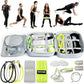 Ex Kit Home Gym Equipment with Carry Bag - 10Pcs Resistance Bands Kit with Handles, Door Anchor, Jump Rope, Booty Bands & More – Full Body Workout Bands Set for Strength, Cardio & Flexibility