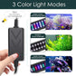 AQQA Aquarium Light,Full Spectrum LED Fish Tank Lights,12"-54" Adjustable Multi-Color White Blue Red Green LEDs with Extendable Brackets,14W-31W for Freshwater Plants (25W (32"-36"))