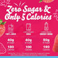 Crystal Light Wild Strawberry Artificially Flavored Powdered Drink Mix with Caffeine, 120 ct Pack, 12 Boxes of 10 On-the-Go-Packets