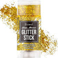 Brzeaf Waterproof Gold Glitter Stick, Face Glitter Makeup, Shimmery & Long Lasting, Chunky Glitter for Face/Body/Hair/Eyes/Lip, Singer Concert Music Halloween Christmas Rave Festival