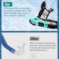 Aegend Dry Snorkel, Dive Mask Easy-Breath Free Diving Snorkel for Snorkeling Scuba Diving Freediving Swimming, with Top Dry Valve and Food-Grade Silicone Mouthpiece