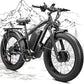 6000W Peak AWD-Ebike-Dual-Motor-Electric-Bike for Adults-Men, 52V 1768Wh Dual-Motor-Ebike 42-46MPH-Hunting-Ebike Long Range Dirtbike, 24"*4.0" Fat-Tire-Electric-Bicycle Mountain Bike Off-Road Snow