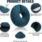 BINGPET Inflatable Dog Cone Collar Alternative After Surgery,Soft Recovery Cone for Dogs to Stop Licking,Protective Neck Donut E Collar Adjustable for Small Medium Large Dogs & Cats(Navy Blue,S)